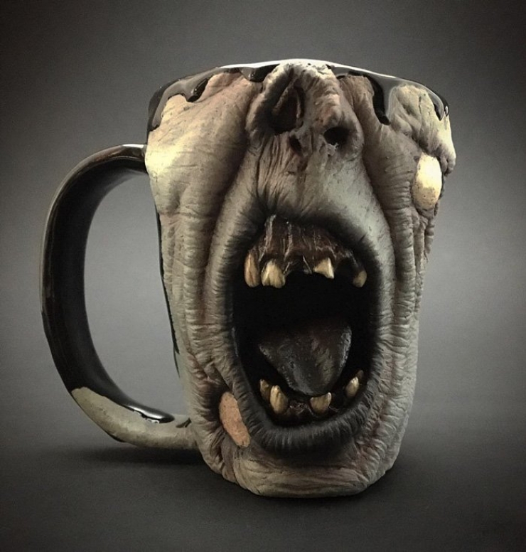 Illustration de l'article : Et si vous preniez le café dans l’une de ces 10 tasses de zombie au petit-déj ?