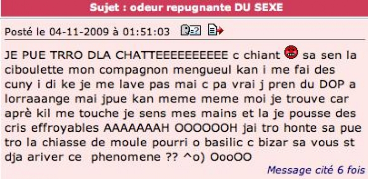 Illustration de l'article : Le meilleur du pire de Doctissimo: 20 messages qui prouvent que certains internautes ne sont pas bien dans leur t&ecirc;te...