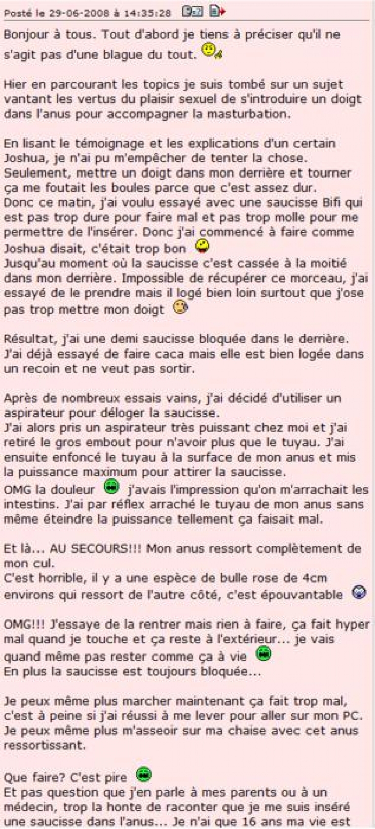 Illustration de l'article : Le meilleur du pire de Doctissimo: 20 messages qui prouvent que certains internautes ne sont pas bien dans leur t&ecirc;te...