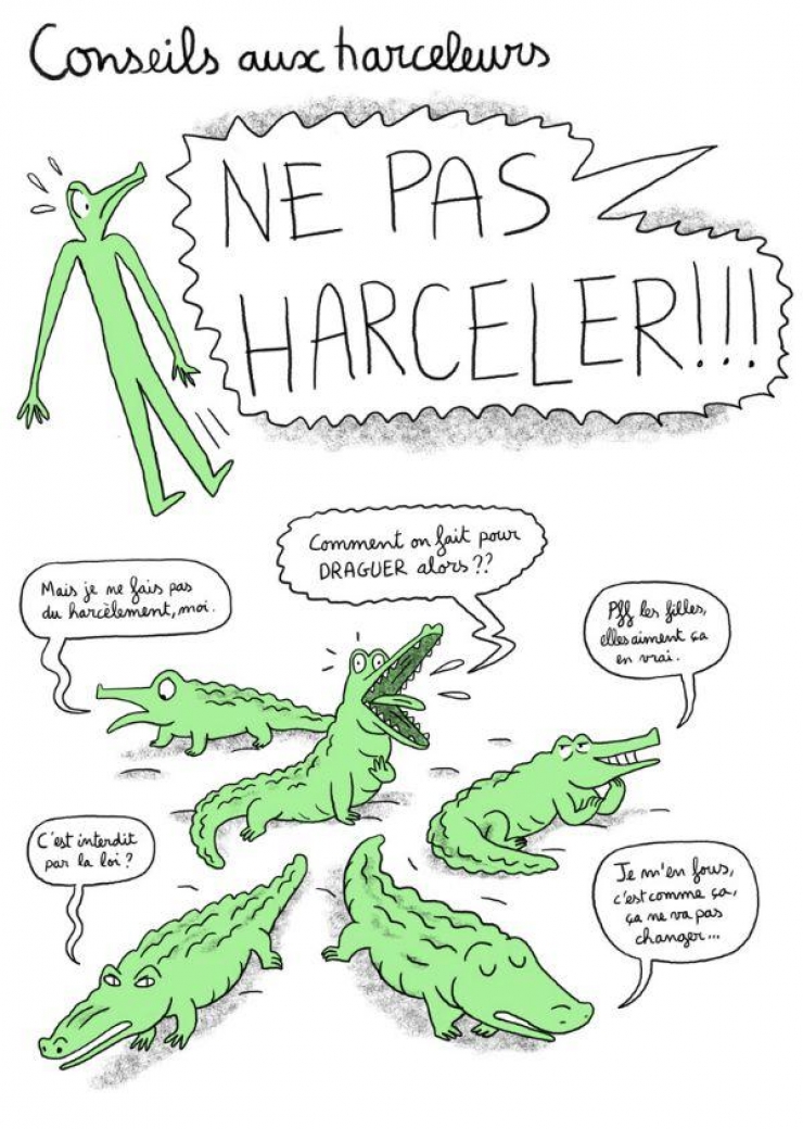 Illustration de l'article : 10 illustrations qui dénoncent le harcèlement que subissent encore les femmes en 2016...