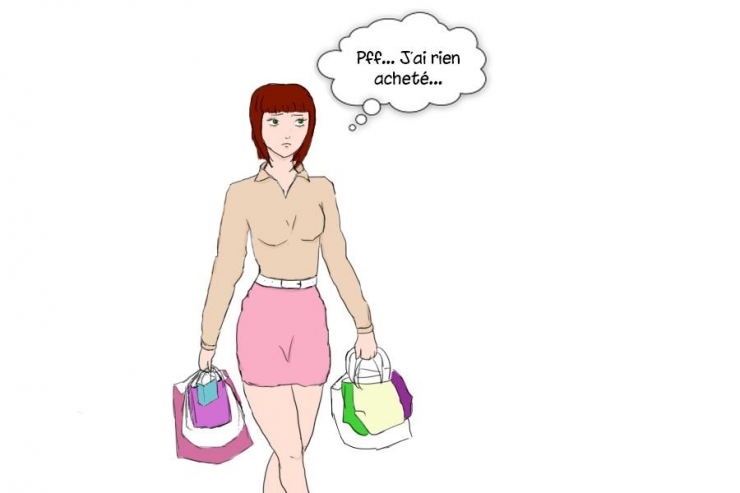Illustration de l'article : Les femmes pendant les soldes, &ccedil;a donne &ccedil;a ! 7 illustrations...