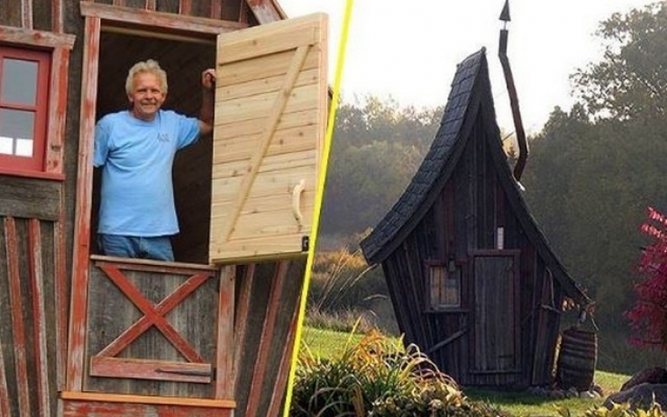 Illustration de l'article : Cet artiste-menuisier construit de petites maisons 100% &eacute;cologiques! 