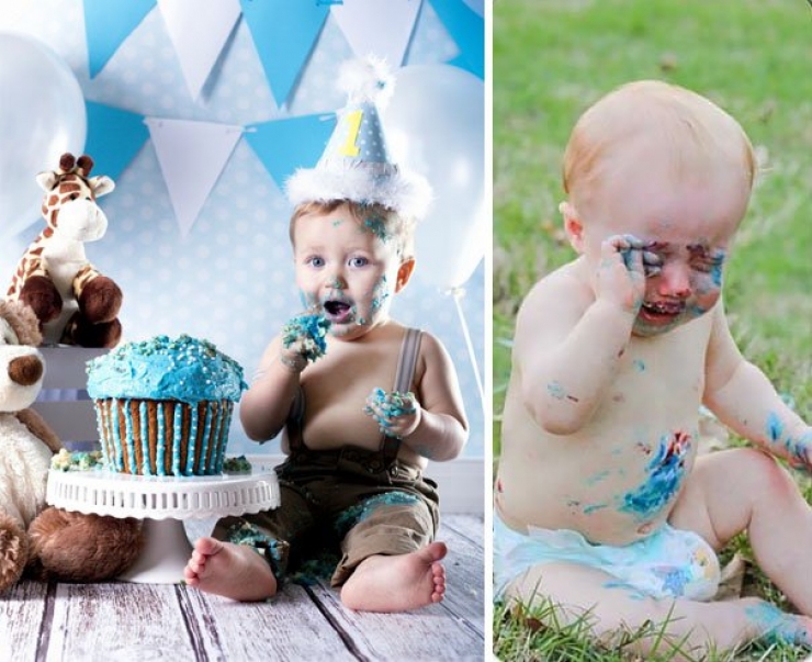 Illustration de l'article : Espérance Vs Réalité: Ces 22 parents voulaient d'une photo de bébé parfaite mais rien ne s'est passé comme prévu...