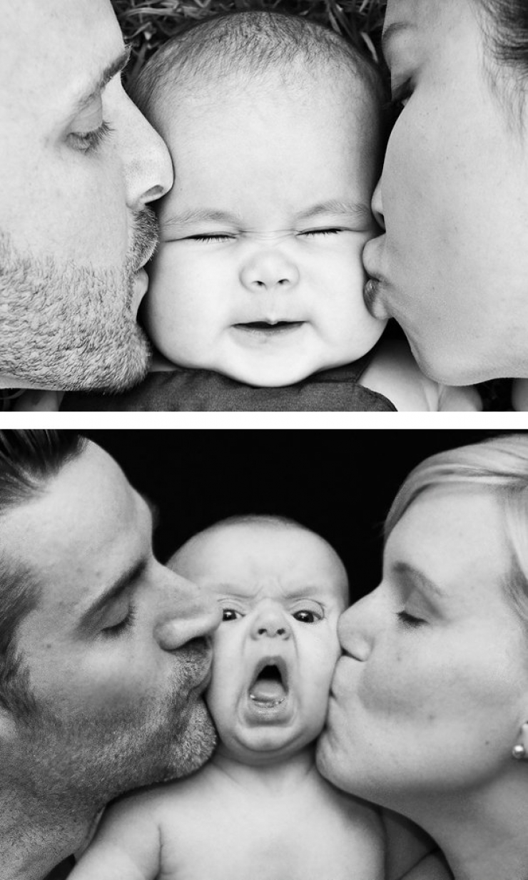 Illustration de l'article : Espérance Vs Réalité: Ces 22 parents voulaient d'une photo de bébé parfaite mais rien ne s'est passé comme prévu...
