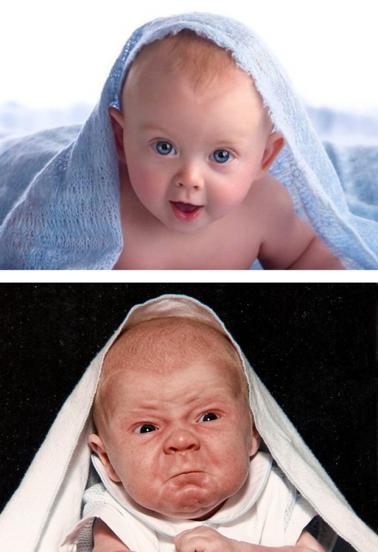 Illustration de l'article : Espérance Vs Réalité: Ces 22 parents voulaient d'une photo de bébé parfaite mais rien ne s'est passé comme prévu...