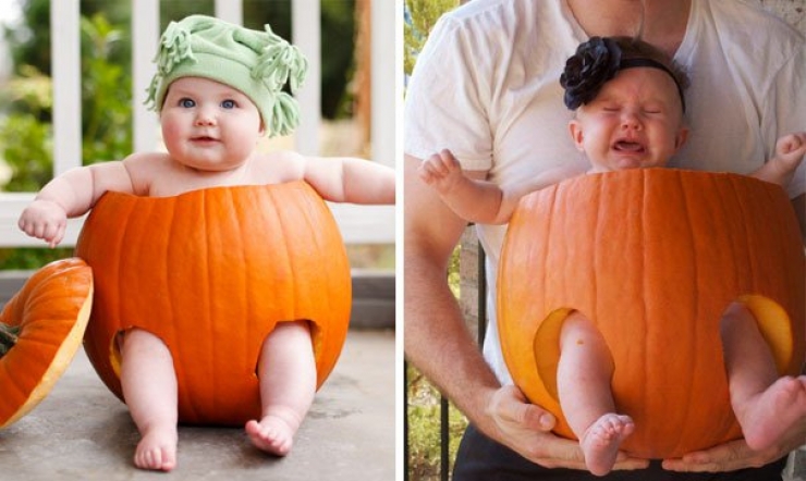 Illustration de l'article : Espérance Vs Réalité: Ces 22 parents voulaient d'une photo de bébé parfaite mais rien ne s'est passé comme prévu...