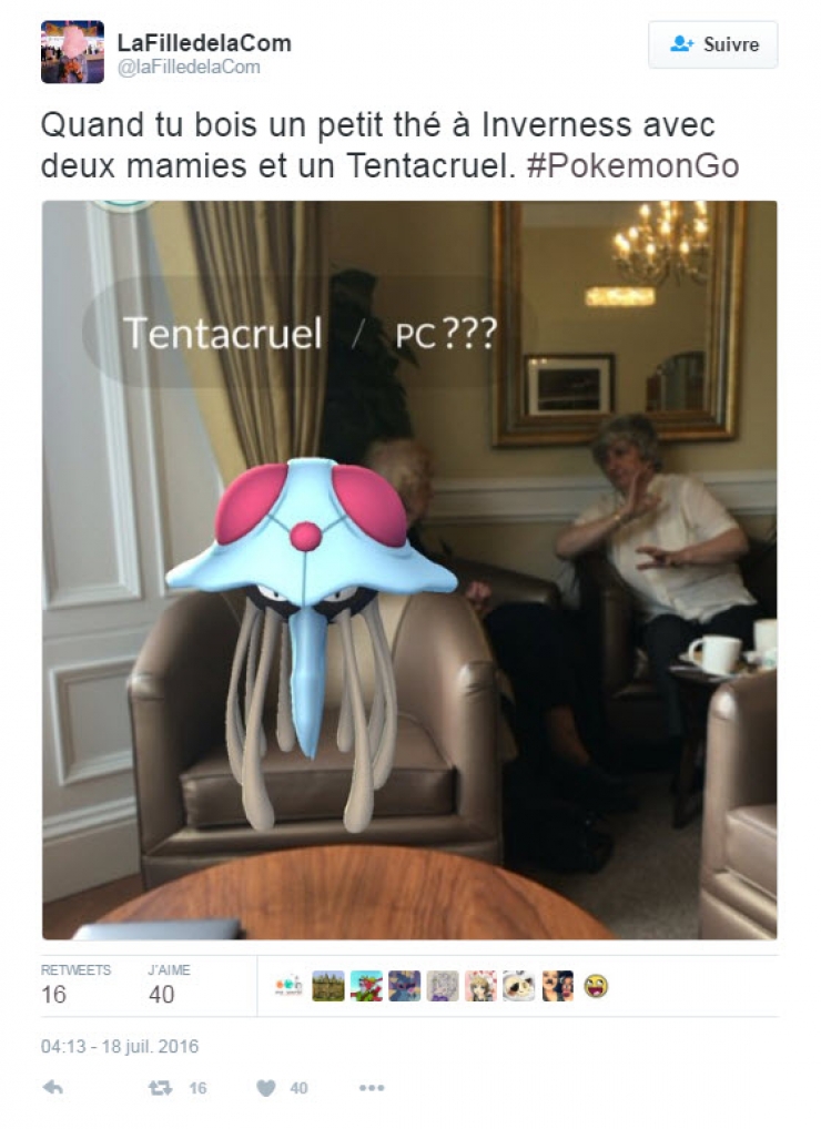 Illustration de l'article : Les 13 r&eacute;actions les plus hilarantes de twitter concernant le jeu Pokemon Go...