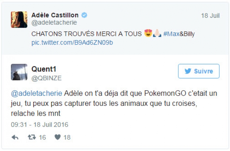 Illustration de l'article : Les 13 r&eacute;actions les plus hilarantes de twitter concernant le jeu Pokemon Go...
