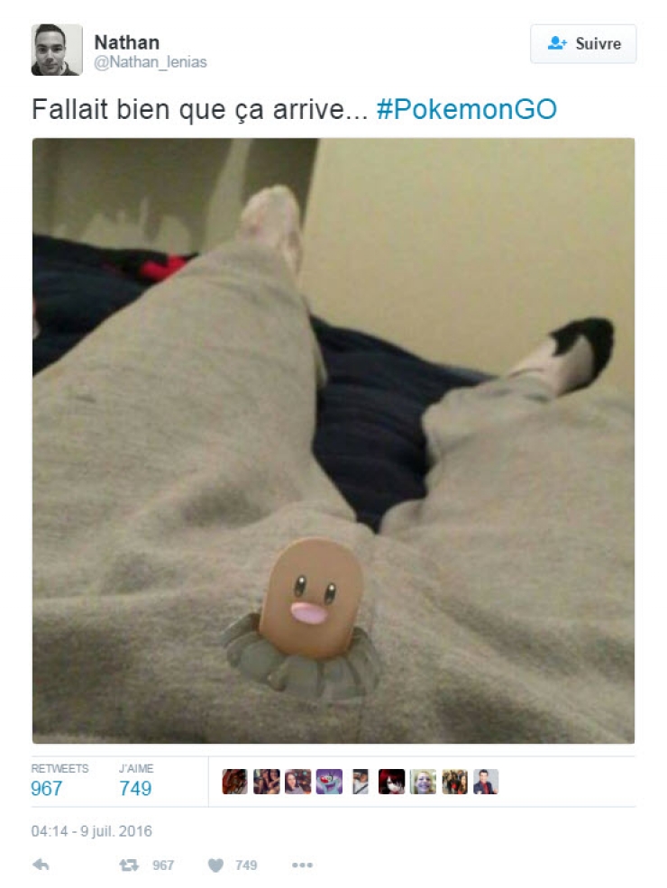 Illustration de l'article : Les 13 r&eacute;actions les plus hilarantes de twitter concernant le jeu Pokemon Go...