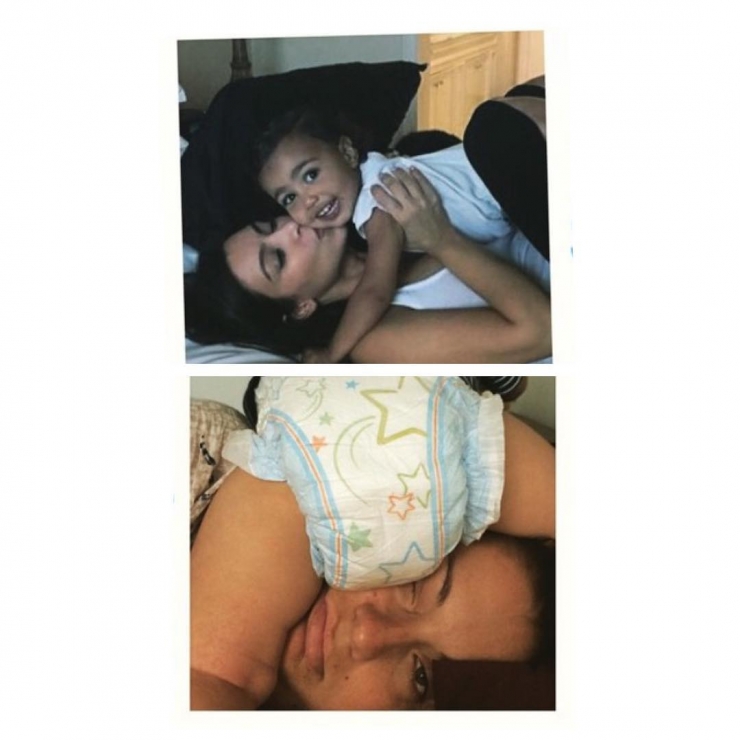 Illustration de l'article : Maman sur Instagram Vs Maman dans la vie: Elle parodie les photos faussement parfaites des Stars avec un humour contagieux !