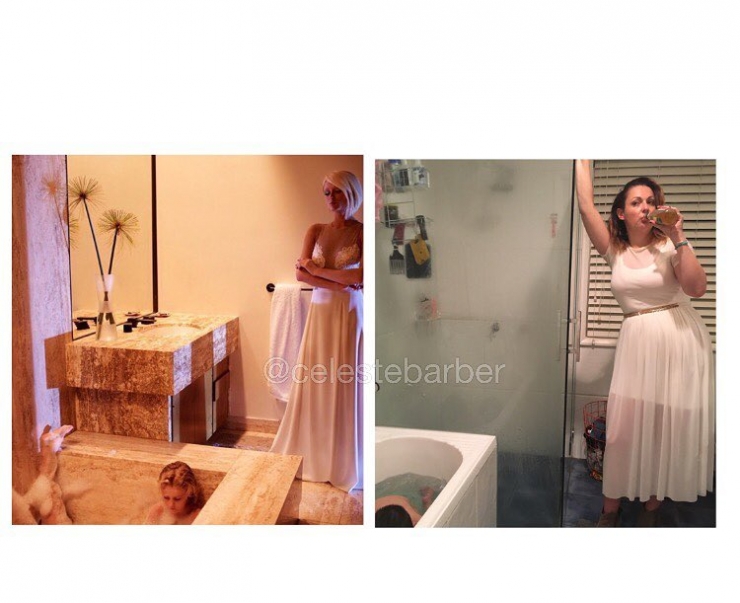 Illustration de l'article : Maman sur Instagram Vs Maman dans la vie: Elle parodie les photos faussement parfaites des Stars avec un humour contagieux !