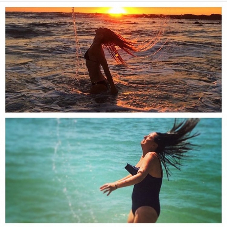 Illustration de l'article : Maman sur Instagram Vs Maman dans la vie: Elle parodie les photos faussement parfaites des Stars avec un humour contagieux !