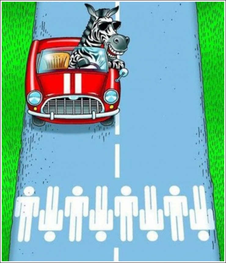 Illustration de l'article : 15 illustrations qui inversent les r&ocirc;les pour nous sensibiliser sur l'approche qu'on a envers les animaux...