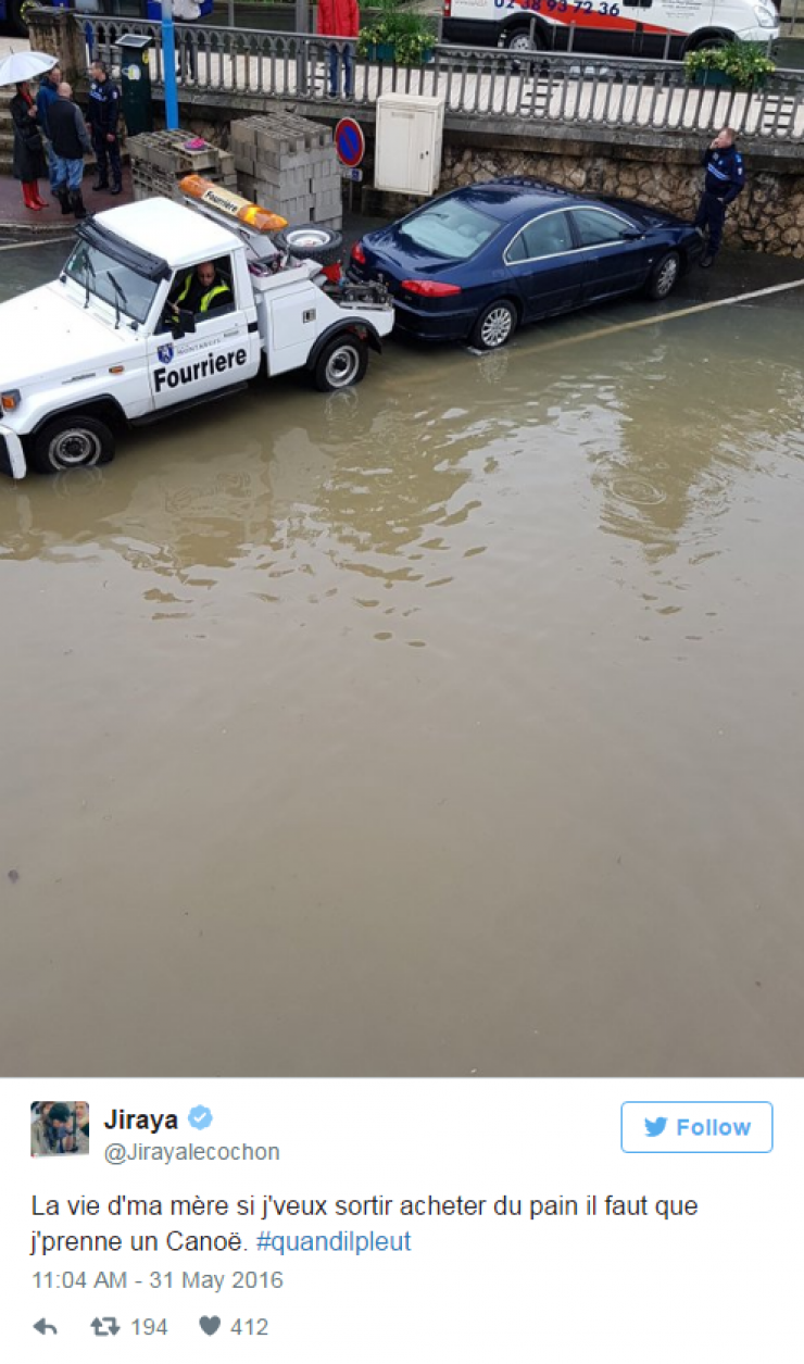 Illustration de l'article : Top 22 des tweets les plus hilarants concernant cette m&eacute;t&eacute;o de merde... Mieux vaut en rire !