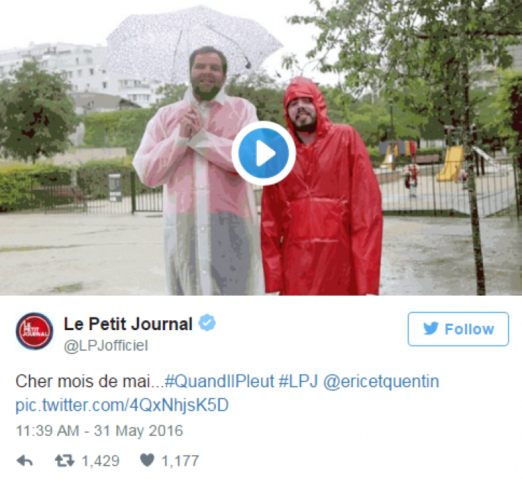 Illustration de l'article : Top 22 des tweets les plus hilarants concernant cette m&eacute;t&eacute;o de merde... Mieux vaut en rire !