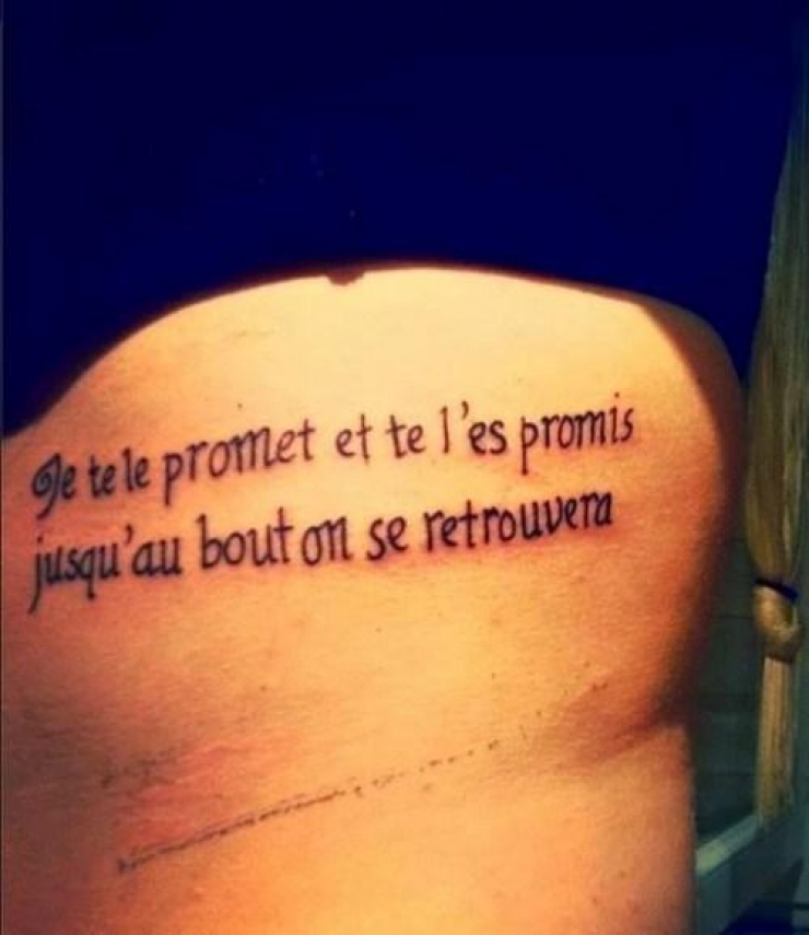 Illustration de l'article : 10 tatouages qui perdent tout leur "charme" à cause des fautes d'orthographe ! C'est con...