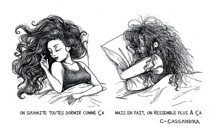 Illustration de l'article : Quel supplice d'avoir des cheveux longs... La preuve avec ces 18 illustrations ! 