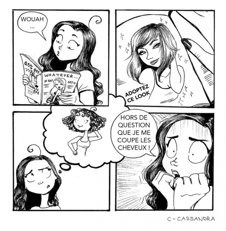 Illustration de l'article : Quel supplice d'avoir des cheveux longs... La preuve avec ces 18 illustrations ! 
