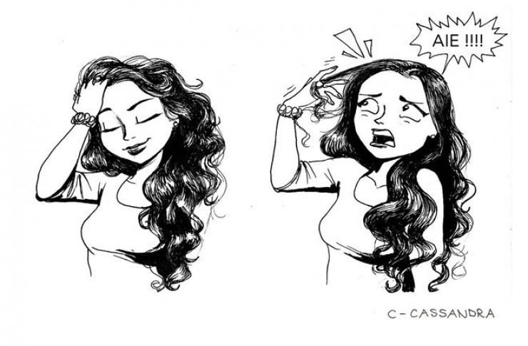 Illustration de l'article : Quel supplice d'avoir des cheveux longs... La preuve avec ces 18 illustrations ! 