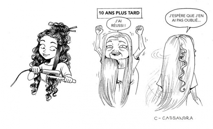 Illustration de l'article : Quel supplice d'avoir des cheveux longs... La preuve avec ces 18 illustrations ! 