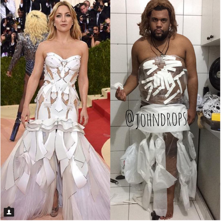 Illustration de l'article : Cet homme recr&eacute;e les robes d'un gala de stars... Juste avec des ordures ! 