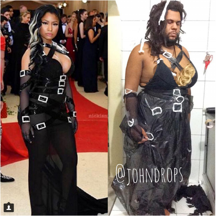 Illustration de l'article : Cet homme recr&eacute;e les robes d'un gala de stars... Juste avec des ordures ! 