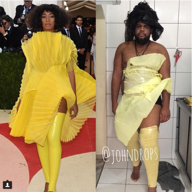 Illustration de l'article : Cet homme recr&eacute;e les robes d'un gala de stars... Juste avec des ordures ! 