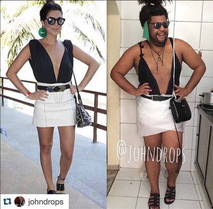 Illustration de l'article : Cet homme recr&eacute;e les robes d'un gala de stars... Juste avec des ordures ! 