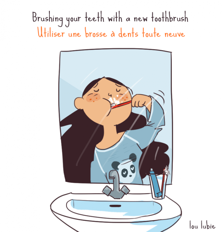 Illustration de l'article : Les petits plaisirs du quotidien d&eacute;voil&eacute;s dans 15 dessins tr&egrave;s mignons... Qui n'a jamais fait la 7 ?