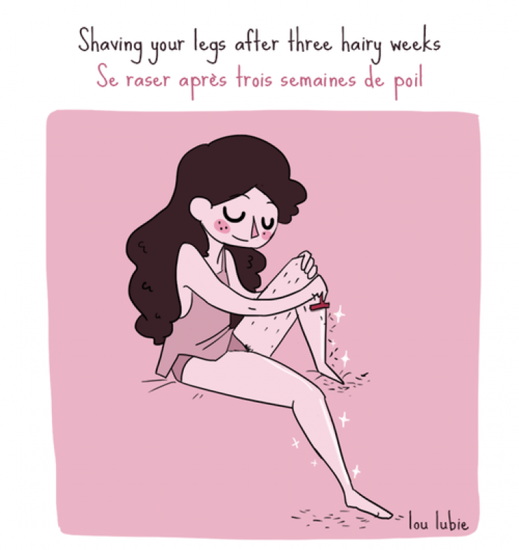 Illustration de l'article : Les petits plaisirs du quotidien d&eacute;voil&eacute;s dans 15 dessins tr&egrave;s mignons... Qui n'a jamais fait la 7 ?