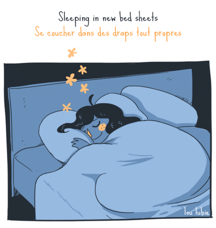 Illustration de l'article : Les petits plaisirs du quotidien d&eacute;voil&eacute;s dans 15 dessins tr&egrave;s mignons... Qui n'a jamais fait la 7 ?