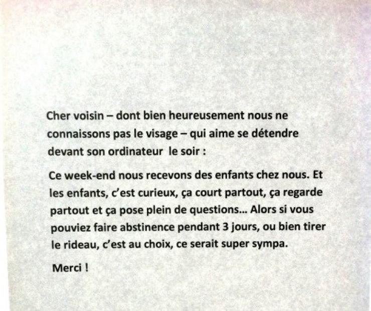 Illustration de l'article : Top 20 des messages de ras-le-bol postés à l'intention des voisins...