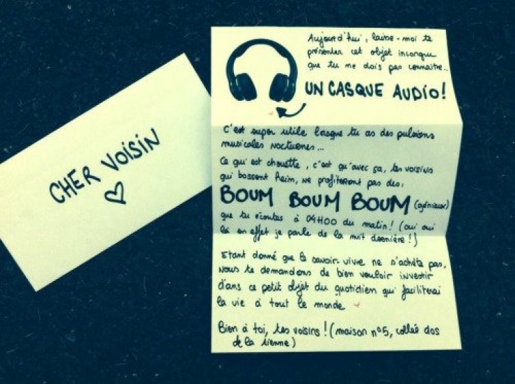 Illustration de l'article : Top 20 des messages de ras-le-bol postés à l'intention des voisins...