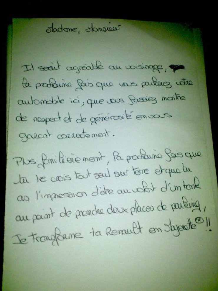 Illustration de l'article : Top 20 des messages de ras-le-bol postés à l'intention des voisins...
