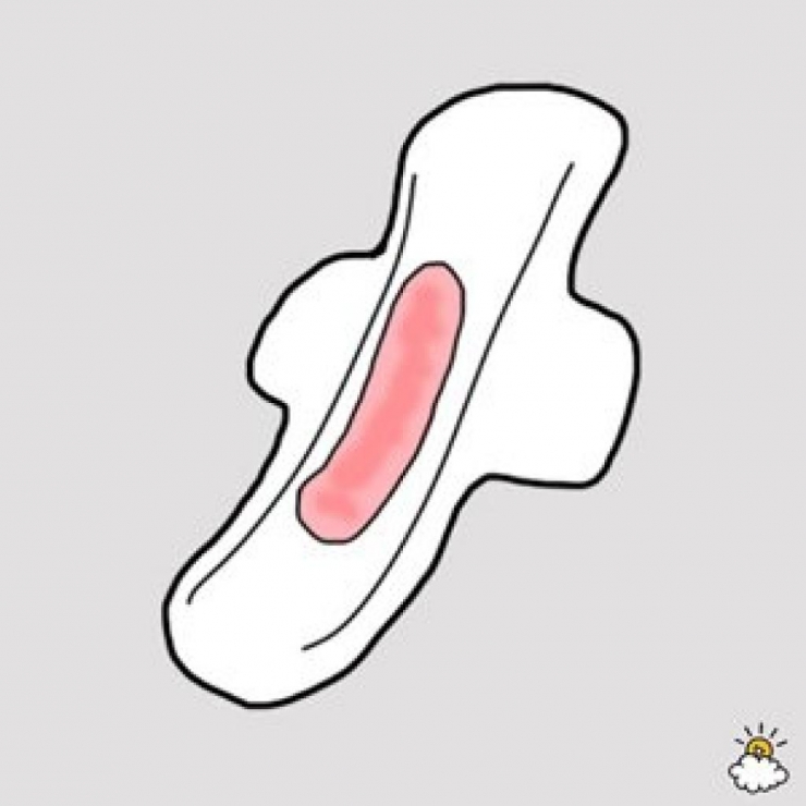 Illustration de l'article : La couleur de vos r&egrave;gles en dit long sur votre sant&eacute; ! Ce qu'il faut savoir: 