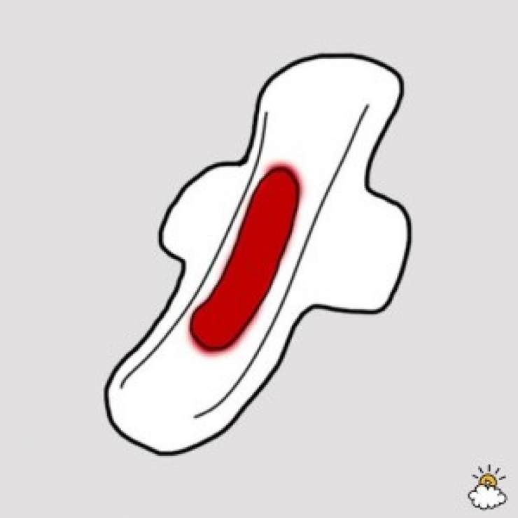 Illustration de l'article : La couleur de vos r&egrave;gles en dit long sur votre sant&eacute; ! Ce qu'il faut savoir: 