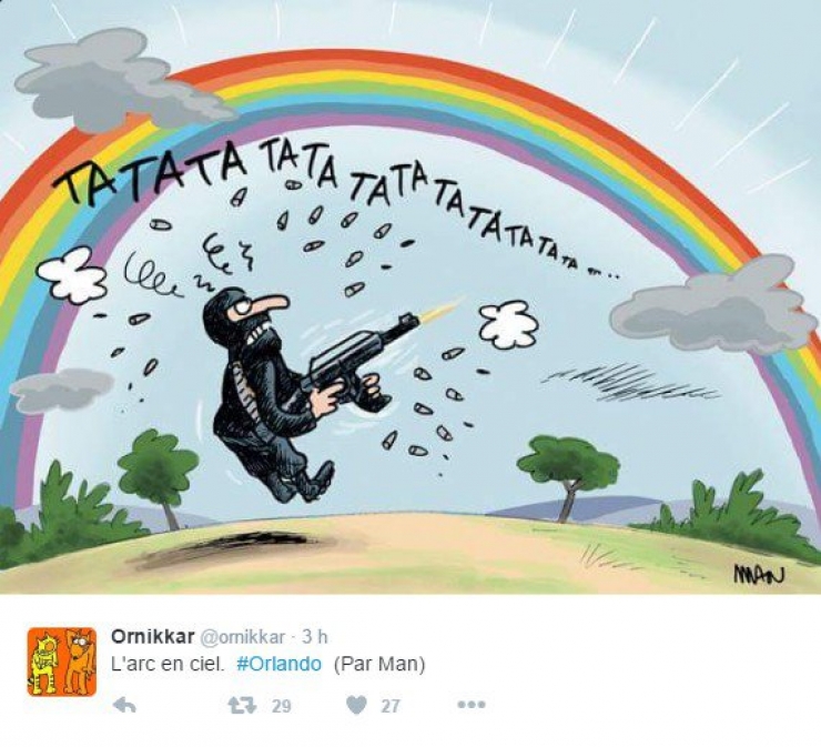 Illustration de l'article : 20 photos rendant hommage aux victimes de l&rsquo;attentat d'Orlando