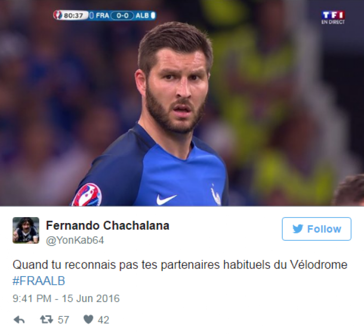 Illustration de l'article : Top 17 des meilleurs tweets concernant le match France/Albanie à l’euro 2016 !