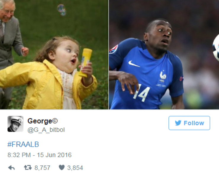 Illustration de l'article : Top 17 des meilleurs tweets concernant le match France/Albanie à l’euro 2016 !