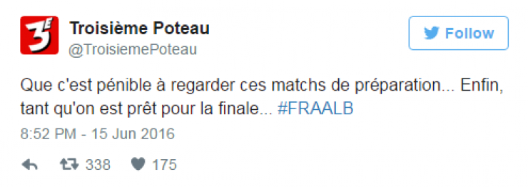 Illustration de l'article : Top 17 des meilleurs tweets concernant le match France/Albanie à l’euro 2016 !