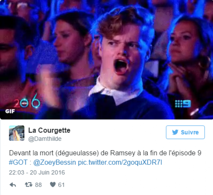 Illustration de l'article : Les 16 meilleures réactions à l'épisode 9 de Game Of Thrones... C'est énorme !