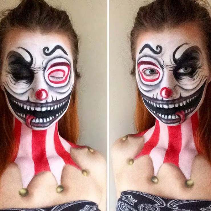 Illustration de l'article : 30 visages pour la m&ecirc;me personne ! Le maquillage surr&eacute;aliste de cette jeune fille est impressionnant !