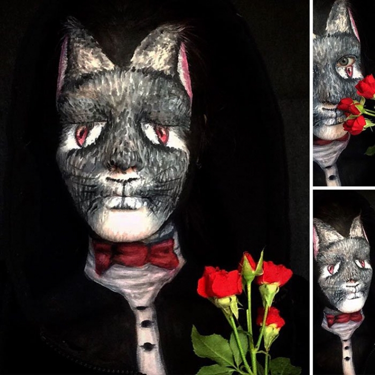 Illustration de l'article : 30 visages pour la m&ecirc;me personne ! Le maquillage surr&eacute;aliste de cette jeune fille est impressionnant !