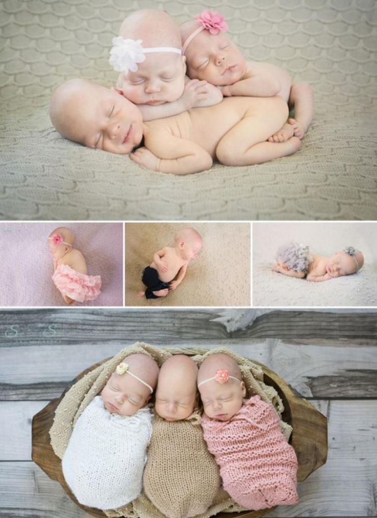 Illustration de l'article : Vous attendez des tripl&eacute;s ? Ces adorables clich&eacute;s vous donneront des id&eacute;es de photos &agrave; faire !