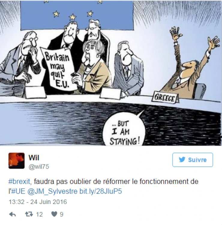 Illustration de l'article : Le hashtag #Brexit fait des ravages sur Twitter ! Voici les 35 tweets &agrave; ne pas manquer...