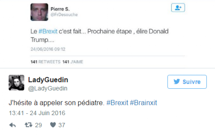 Illustration de l'article : Le hashtag #Brexit fait des ravages sur Twitter ! Voici les 35 tweets &agrave; ne pas manquer...
