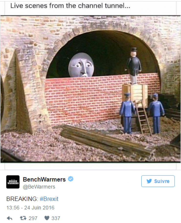 Illustration de l'article : Le hashtag #Brexit fait des ravages sur Twitter ! Voici les 35 tweets &agrave; ne pas manquer...