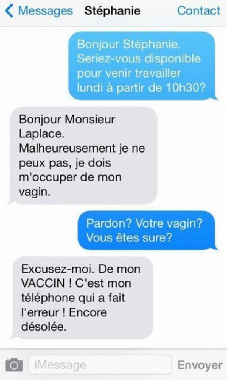 Illustration de l'article : Les 17 pires corrections automatiques d'Iphone... Quand le correcteur nous fait dire des conneries !