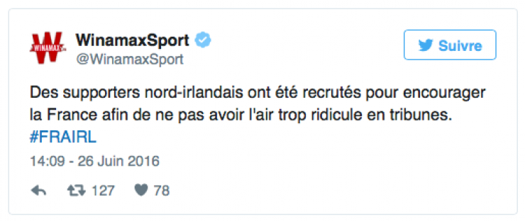Illustration de l'article : Top 30 des meilleurs tweets concernant le match France/Irlande...