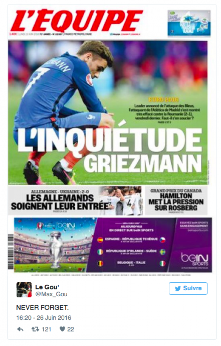Illustration de l'article : Top 30 des meilleurs tweets concernant le match France/Irlande...